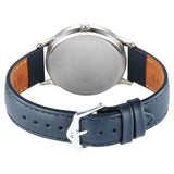 Titan Karishma Quartz Analog Blue Dial Leather Strap Watch for Men 1825SL14