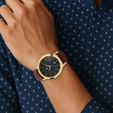 Titan Quartz Analog with Date Watch for Men - 1825YL01 - KRISHNA WATCH COMPANY