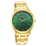 TITAN Karishma Radiance Green Dial Analog Watch for Men - 1825YM07
