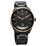 Titan Regalia Opulent Quartz Analog with Date Black Dial Black Stainless Steel Strap Watch for Men 1829km04