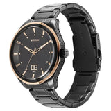 Titan Regalia Opulent Quartz Analog with Date Black Dial Black Stainless Steel Strap Watch for Men 1829km04