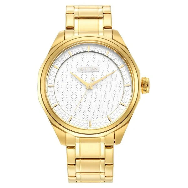 Titan Wedding White Dial Analog 1829YM02F - KRISHNA WATCH COMPANY