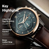 Titan Men's Maritime Chronograph Watch - 1830KL02