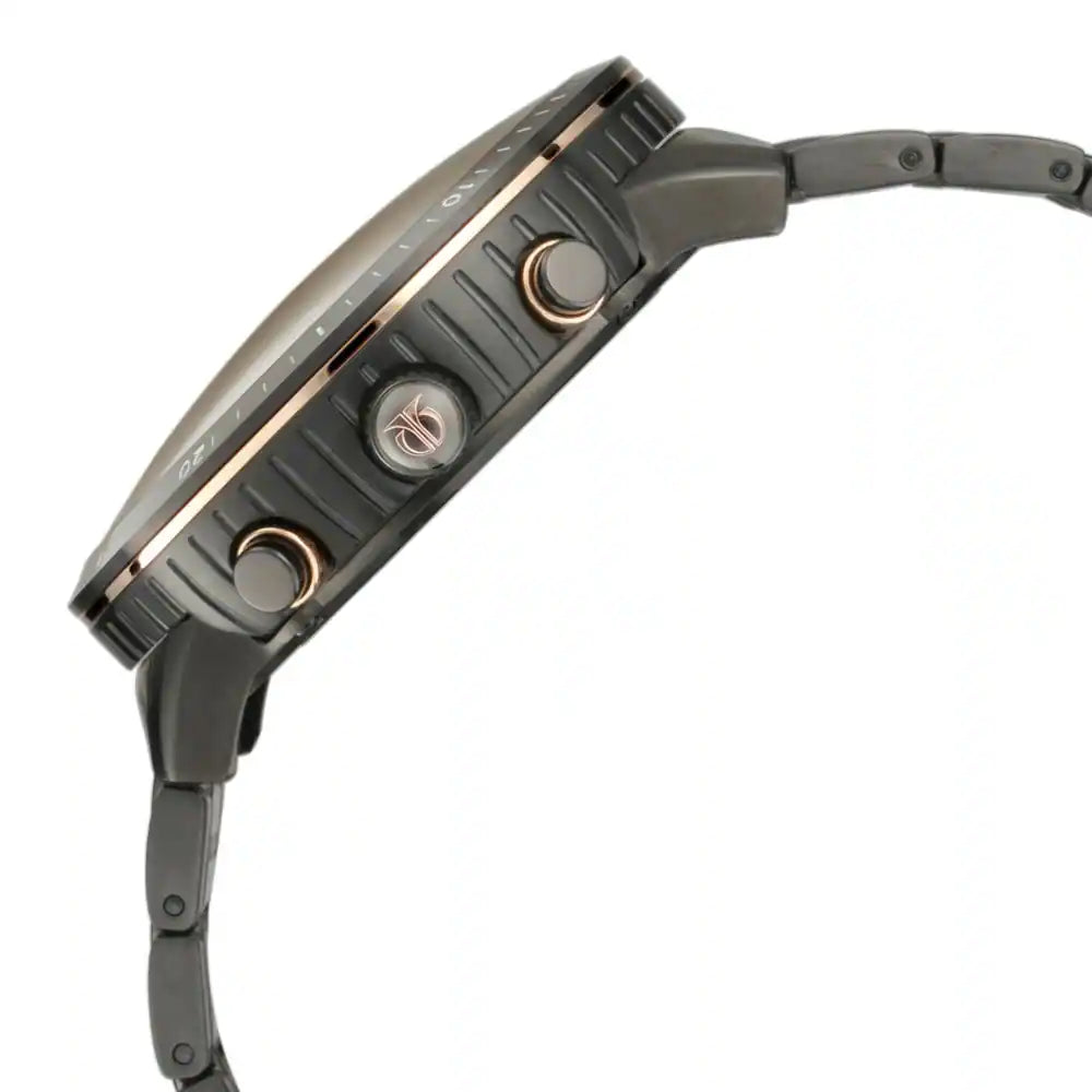Titan Caravel from Maritime - Chronograph Watch with Tungsten bezel ring 1832KM01 - KRISHNA WATCH COMPANY