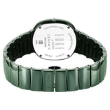 Titan Squircle Camo Quartz Analog Green Dial Ceramic Strap Watch For Unisex - 1841QC05 - KRISHNA WATCH COMPANY