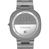Titan Edge Squircle Titanium Grade 5 Quartz Analog Watch For Men 1841tm01