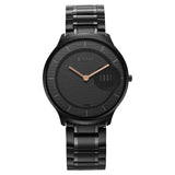 TITAN Edge Metal Black Dial Stainless Steel Strap Watch 1843NM03