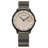 Titan Edge Murals Pink Dial Watch For Men - 1843QM07