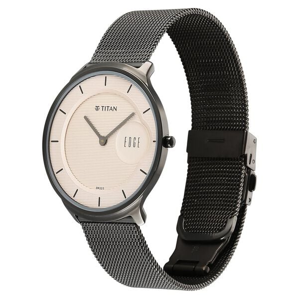 Titan Edge Murals Pink Dial Watch For Men - 1843QM07 - KRISHNA WATCH COMPANY