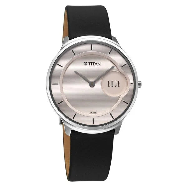 Titan Edge Murals Pink Dial Watch For Men - 1843SL02 - KRISHNA WATCH COMPANY