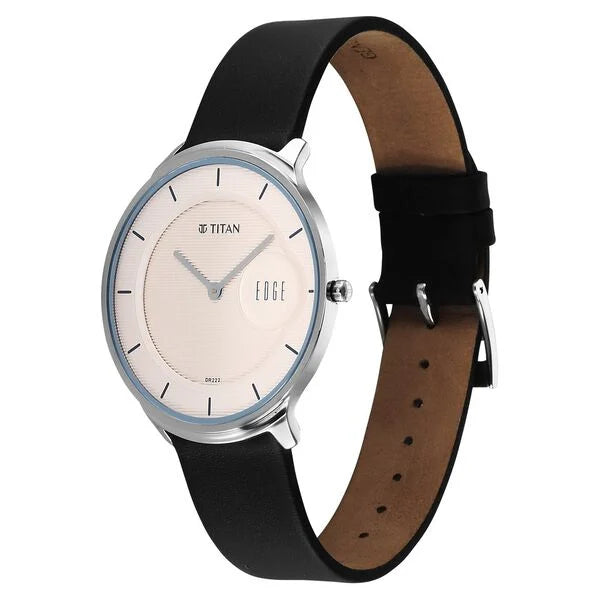 Titan Edge Murals Pink Dial Watch For Men - 1843SL02 - KRISHNA WATCH COMPANY