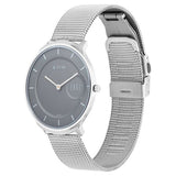 Titan Minimals Grey Dial Analog Stainless Steel Strap Watch for Men 1843sm01