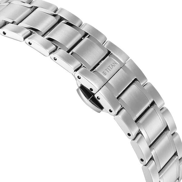 Titan Edge Murals Quartz Analog Blue Dial Stainless Steel Strap Watch For Men 1843sm04 - KRISHNA WATCH COMPANY