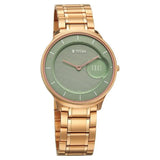 Titan Edge Murals Quartz Analog Green Dial Watch For Men - 1843WM02 - KRISHNA WATCH COMPANY