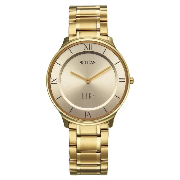 Titan Edge Gleam Quartz Analog Watch For Men 1843ym03 - KRISHNA WATCH COMPANY
