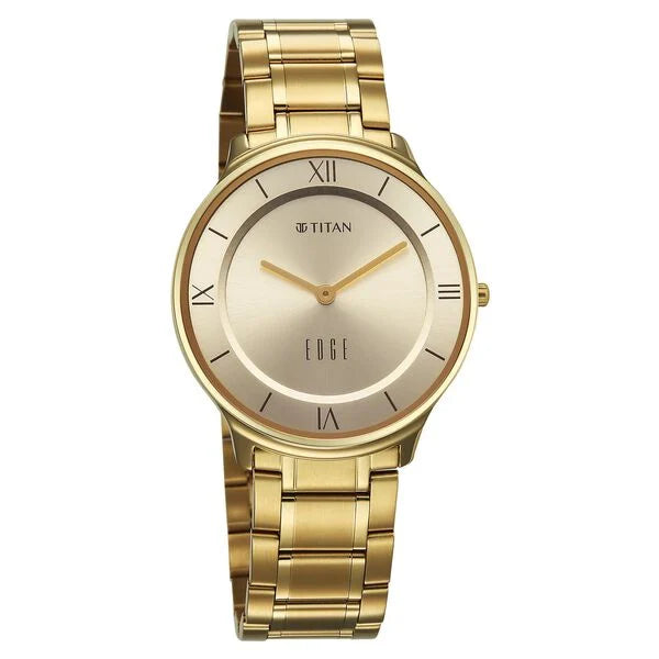 Titan Edge Gleam Quartz Analog Watch For Men 1843ym03 - KRISHNA WATCH COMPANY