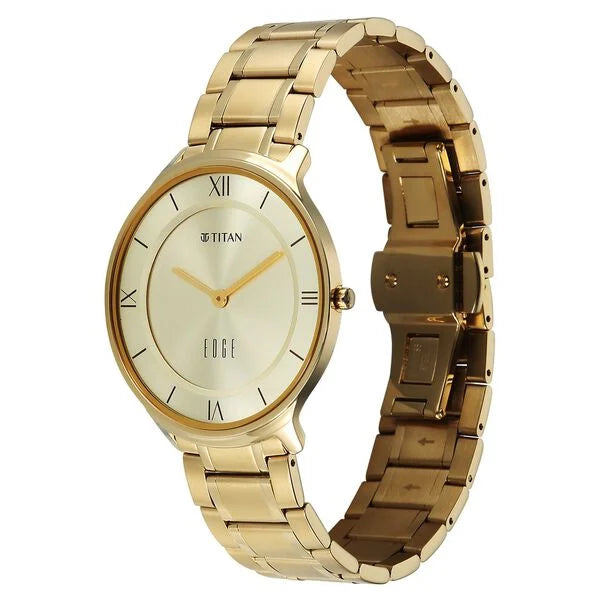 Titan Edge Gleam Quartz Analog Watch For Men 1843ym03 - KRISHNA WATCH COMPANY