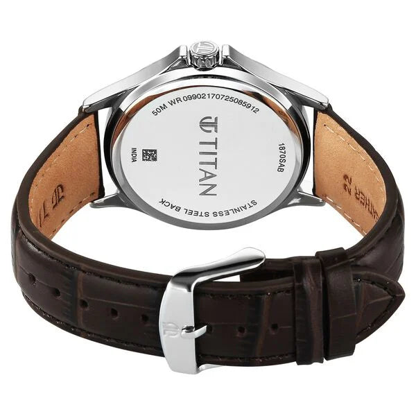Titan Neo Arabic Analog with Day Date Watch for Men - 1870SL11 - KRISHNA WATCH COMPANY