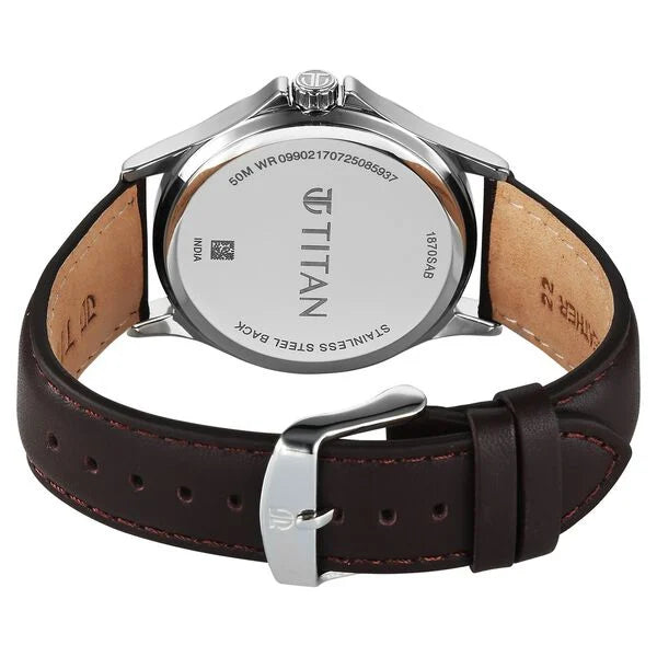 Titan Neo Arabic Analog Watch for Men - 1870SLl12 - KRISHNA WATCH COMPANY