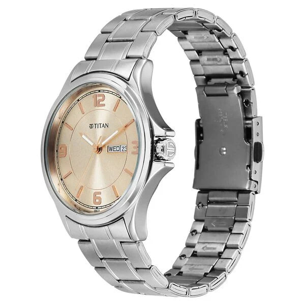 Titan Neo Arabic Analog Strap Watch for Men - 1870SM06 - KRISHNA WATCH COMPANY
