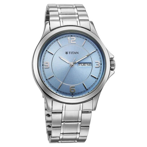 Titan Neo Arabic Analog Strap Watch for Men 1870sm07 - KRISHNA WATCH COMPANY