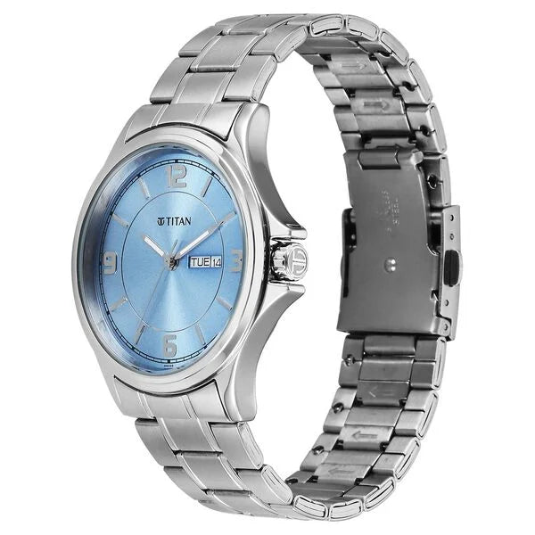 Titan Neo Arabic Analog Strap Watch for Men 1870sm07 - KRISHNA WATCH COMPANY