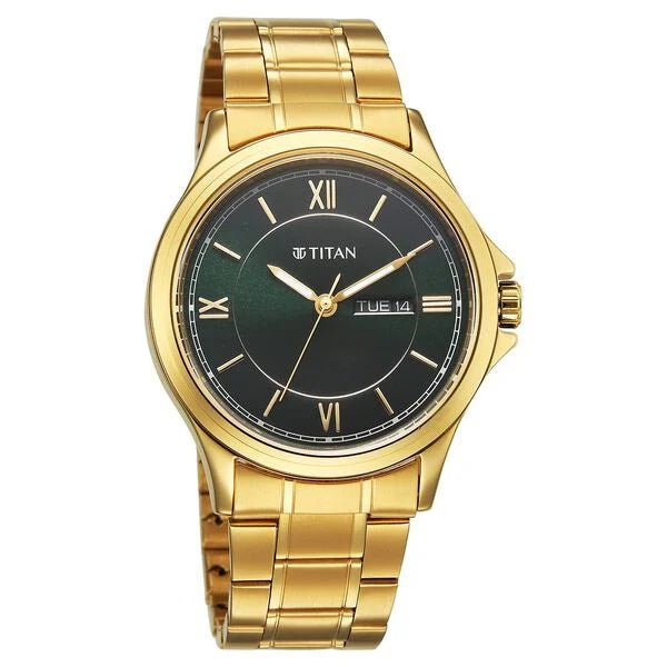 Titan Karishma Quartz Analog Watch For Men - 1870YM01 - KRISHNA WATCH COMPANY