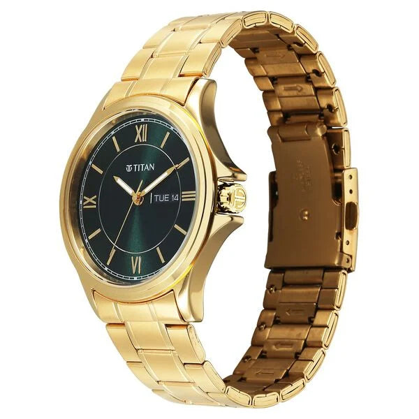 Titan Karishma Quartz Analog Watch For Men - 1870YM01 - KRISHNA WATCH COMPANY