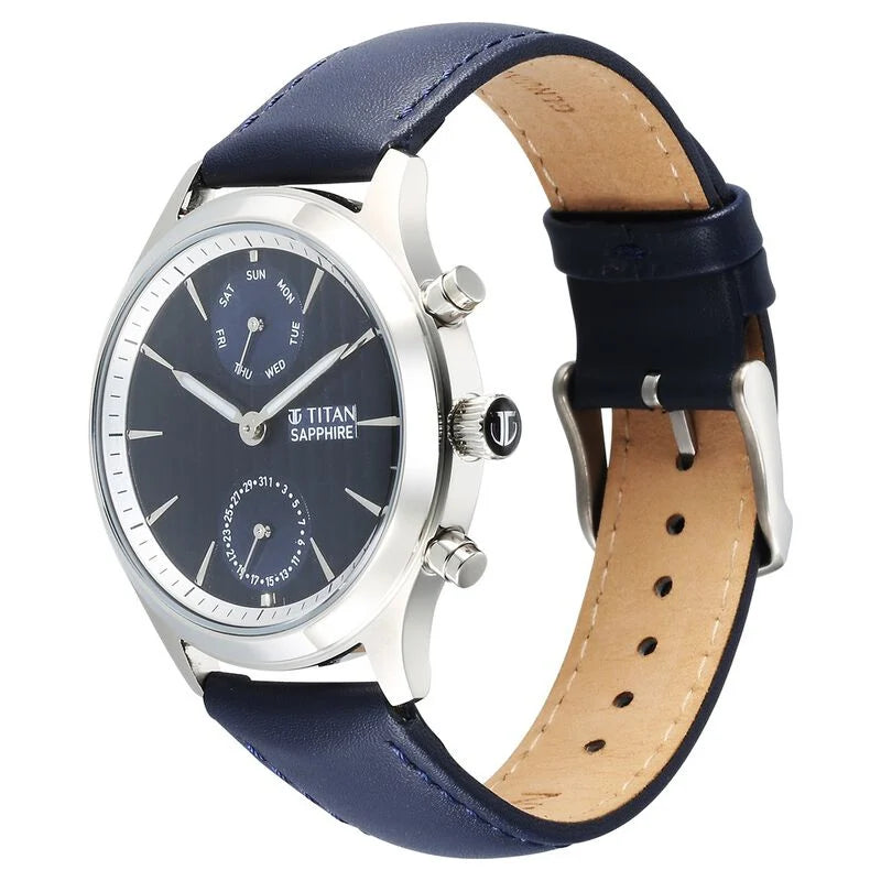Titan Sapphire Multifunction Quartz Analog Watch for Men - 1874SL02 - KRISHNA WATCH COMPANY