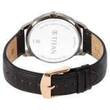 Titan Regalia Opulent Analog with Day and Date White Dial Watch for Men - 1875QL01