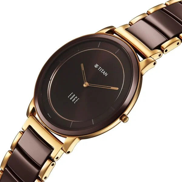 Titan Edge Melange Slim Watch For Men - 1878KD08 - KRISHNA WATCH COMPANY