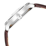 TITAN Quartet Silver Dial Leather Strap Watch 1890SL01