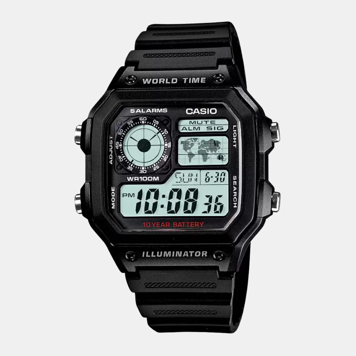Casio ROYALE Youth - AE1200WH-1AVDF - D097 - KRISHNA WATCH COMPANY