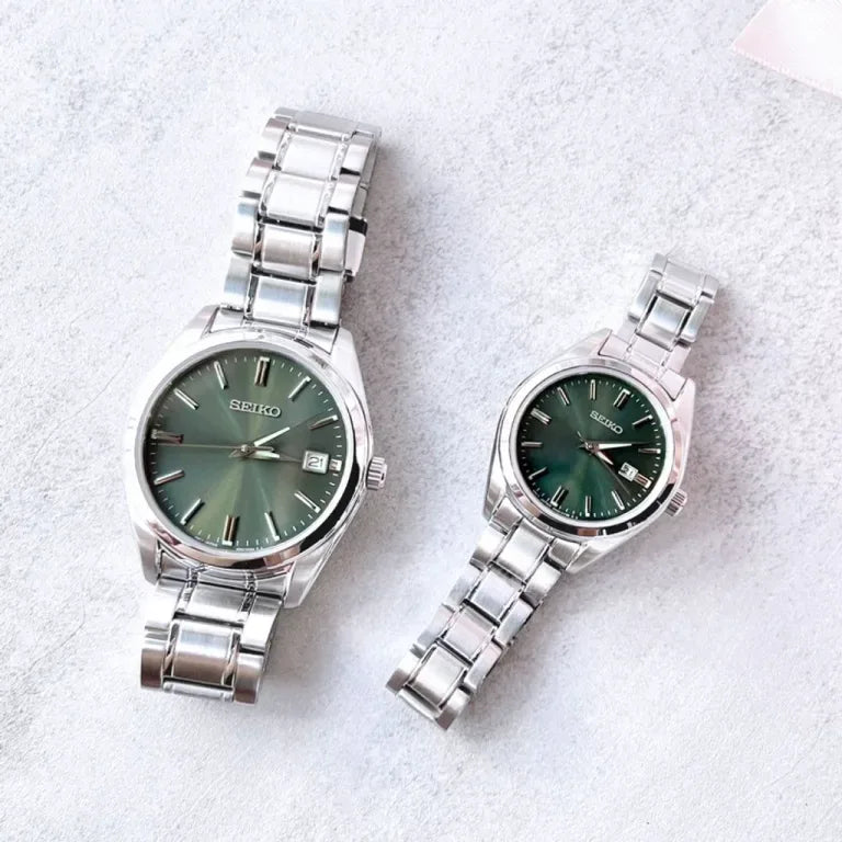 Seiko Couple Dress Watch SUR527P1, SUR533P1 - KRISHNA WATCH COMPANY