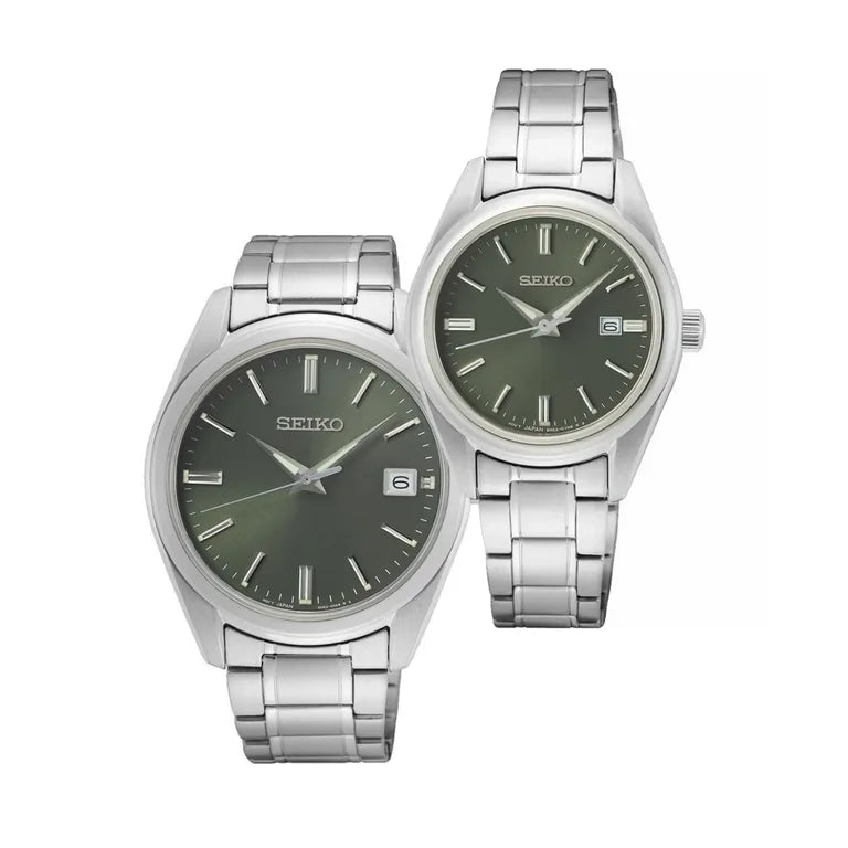Seiko Couple Dress Watch SUR527P1, SUR533P1 - KRISHNA WATCH COMPANY