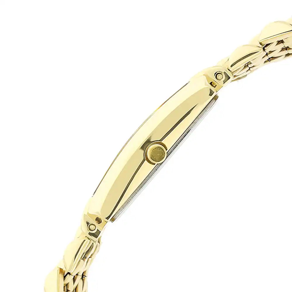 TITAN White Dial Golden Stainless Steel Strap Watch - 1927YM05 - KRISHNA WATCH COMPANY