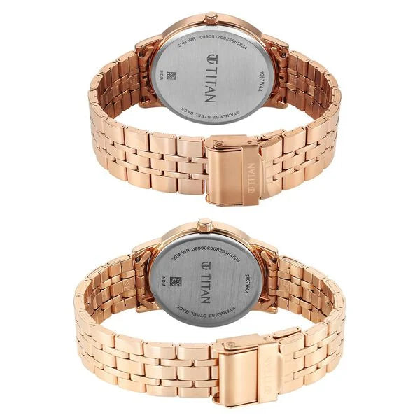 Titan Bandhan Eternal Pair Watch for Couples 19672967wm01 - KRISHNA WATCH COMPANY