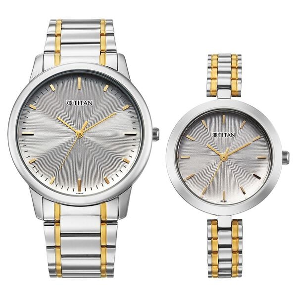 Titan Bandhan Eternal Pai Watch for Couples - 19692969BM01 - KRISHNA WATCH COMPANY