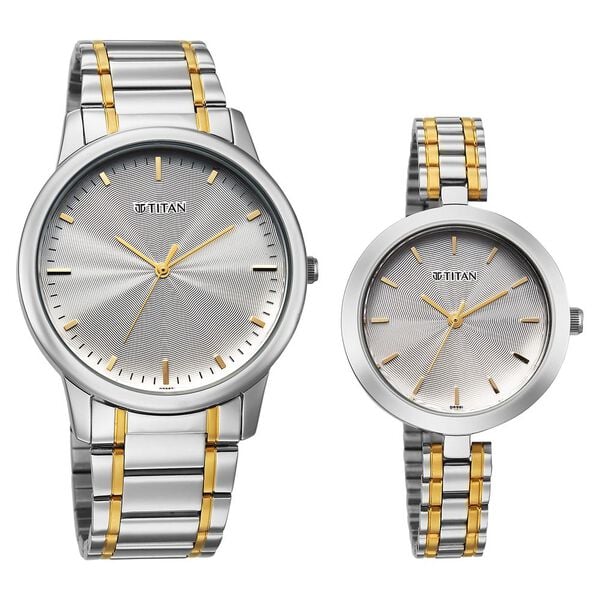 Titan Bandhan Eternal Pai Watch for Couples - 19692969BM01 - KRISHNA WATCH COMPANY