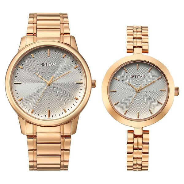 Titan Bandhan Eternal Pair Watch for Couples 19692969wm01 - KRISHNA WATCH COMPANY