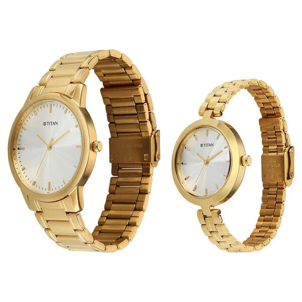 Titan Bandhan Eternal Pair Watch for Couples 19692969ym01 - KRISHNA WATCH COMPANY