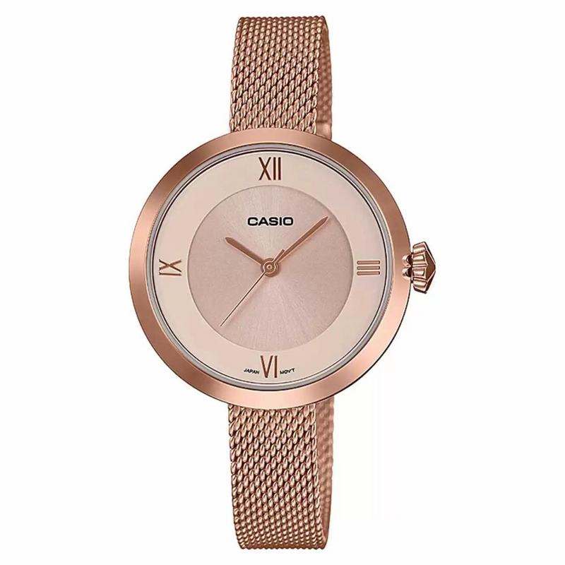 Rose Gold Analog - Women's Watch ENTICER LTP-E154MPG-4ADF (A1852) - KRISHNA WATCH COMPANY