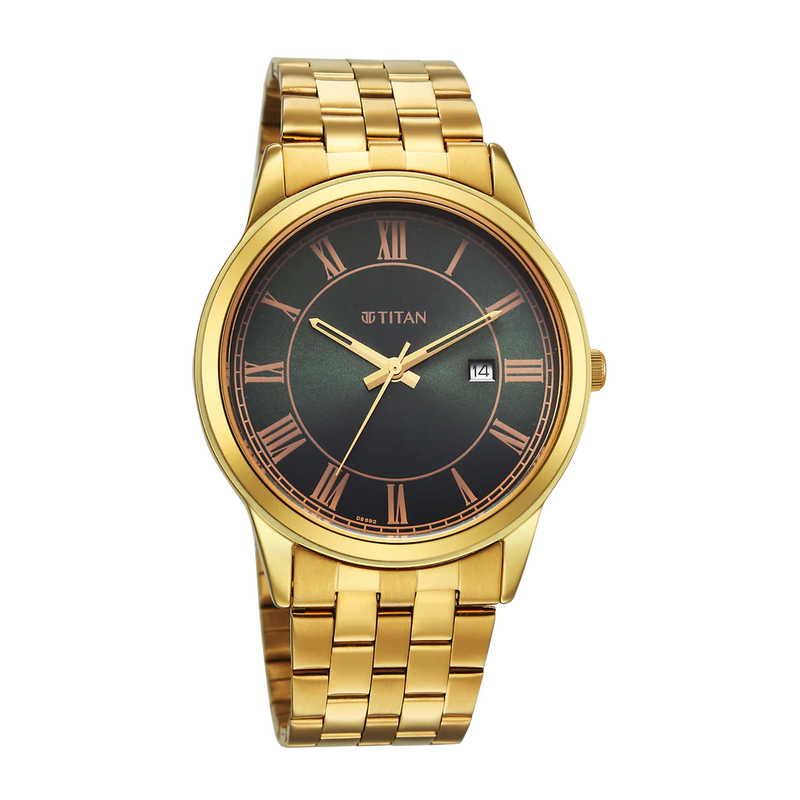 Titan Karishma Festive 3.0 Analog Watch For Men 10060YM05 - KRISHNA WATCH COMPANY