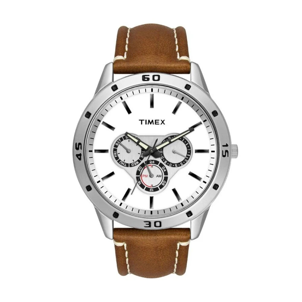 TIMEX ANALOG SILVER DIAL MEN'S WATCH TW000U911 - KRISHNA WATCH COMPANY
