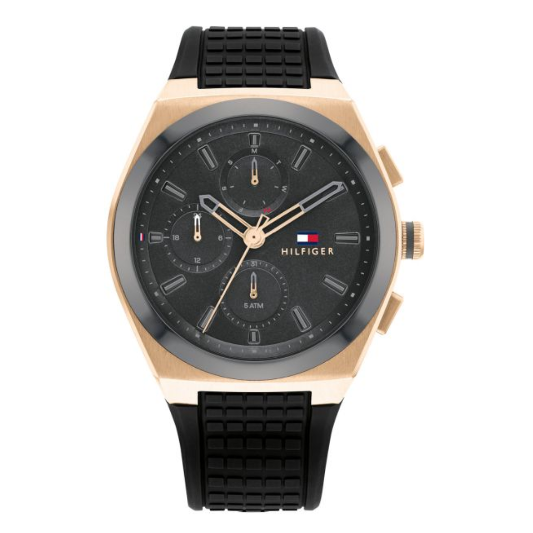 Tommy Hilfiger Grey Dial Quartz Multifunction Watch for Men 1791931 - KRISHNA WATCH COMPANY