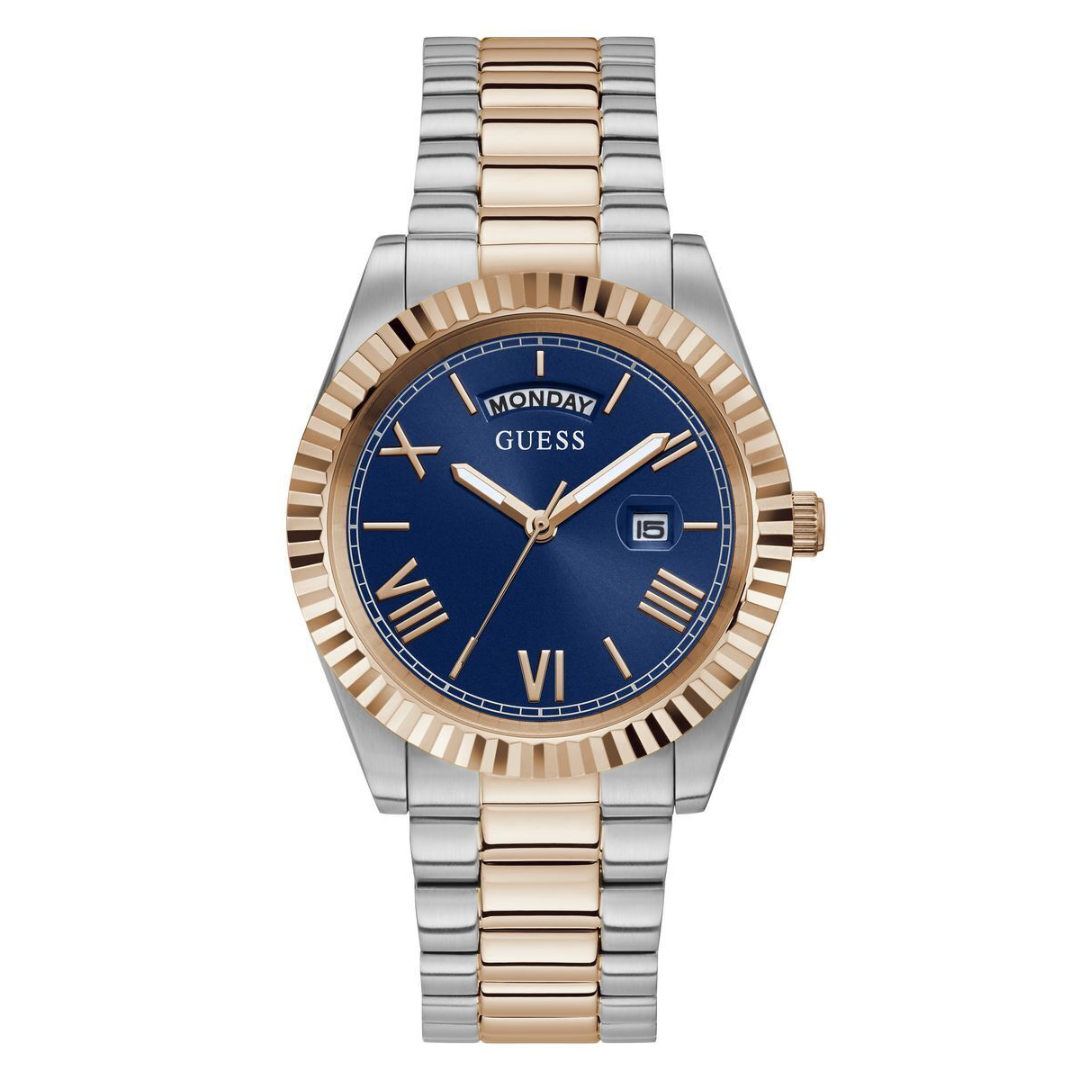 Guess Men's Wristwatch Connoisseur Stainless Steel Bicolour - GW0265G12 - KRISHNA WATCH COMPANY