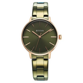 Titan TGIF Quartz Analog Green Dial Green Watch for Women - 95248KM03