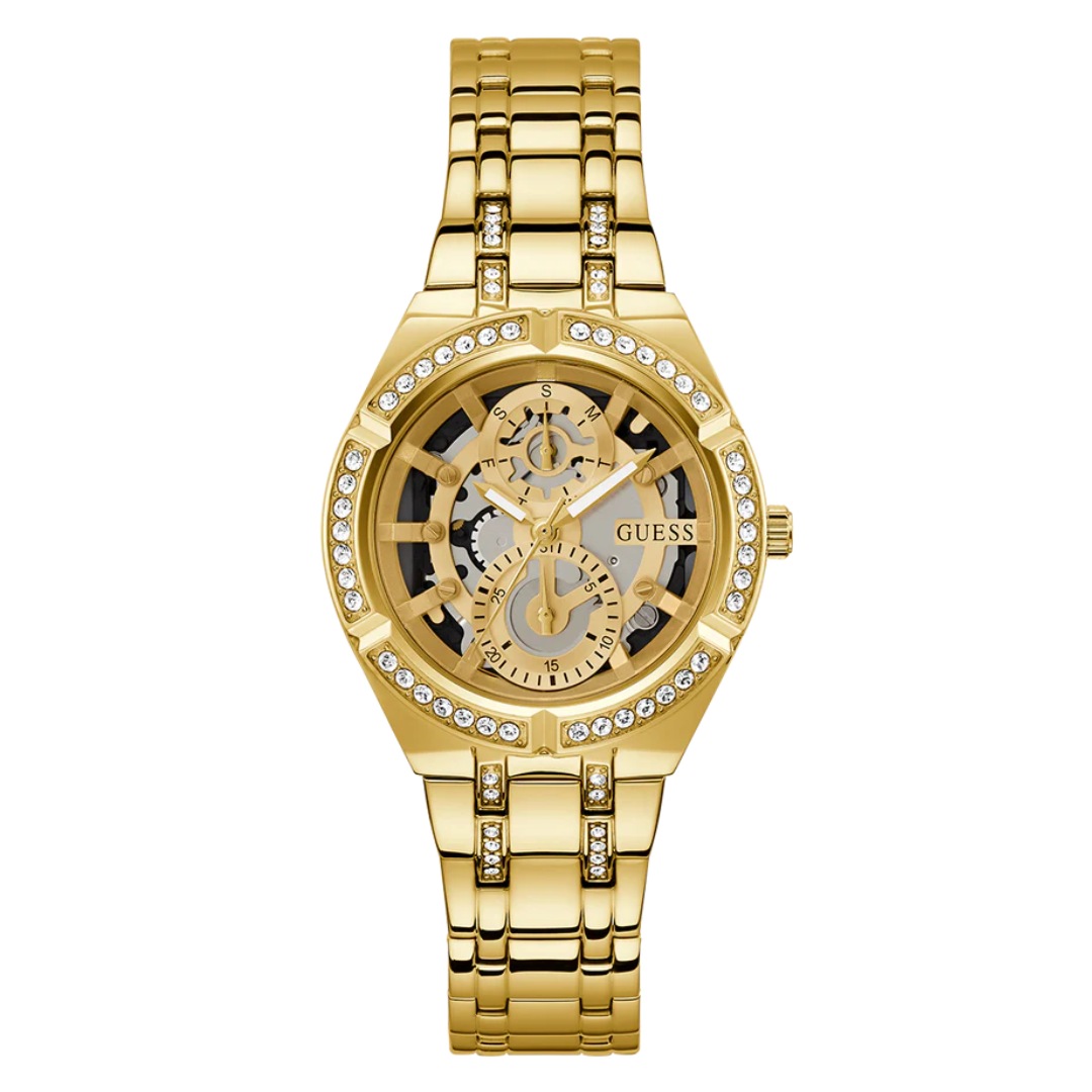 Guess Ladies Gold Tone Multi-function Watch GW0604L2 - KRISHNA WATCH COMPANY