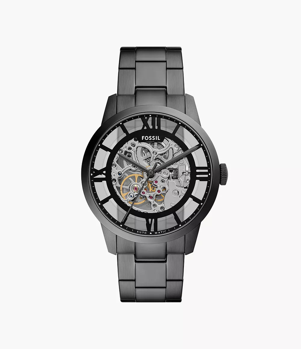 FOSSIL Townsman Automatic Smoke Stainless Steel Watch ME3268 - KRISHNA WATCH COMPANY