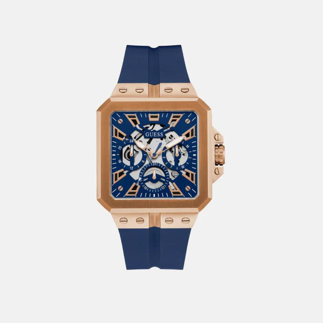 Male Blue Analog Stainless Steel Watch GW0637G3 - KRISHNA WATCH COMPANY